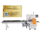 máquina horizontal 220V 4.25KW del paquete del flujo de la película de papel con la colocación de la función de la parada
