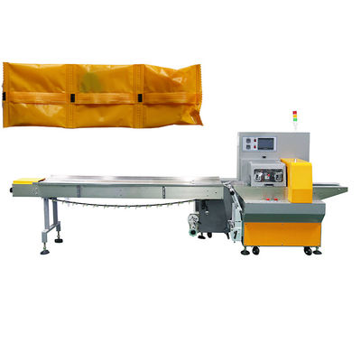 Empaquetadora de la almohada de polvo de la etiqueta engomada horizontal del retiro