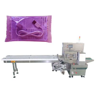 empaquetadora del flujo 220V del zapato de la bolsa horizontal de la almohada
